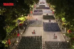 [Video] Tổng hợp luyện diễu binh, diễu hành lần thứ hai tại Quảng trường Ba Đình
