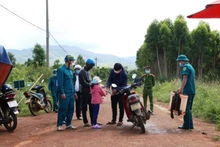 Trạm chốt chặn xã Hải Yang - Đắk Đoa, Gia Lai.