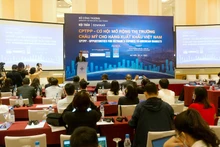 Hội thảo “CPTPP - Cơ hội mở rộng thị trường châu Mỹ cho hàng xuất khẩu Việt Nam”.