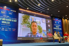 Bác sĩ Vũ Quang Hưng, Viện Huyết học-Truyền máu Trung ương trả lời tại họp báo