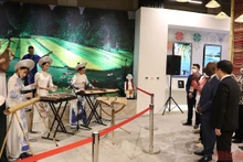 Biểu diễn nghệ thuật truyền thống giới thiệu văn hóa Việt Nam tại EXPO 2020.