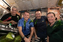 Lần đầu tiên thu hoạch ớt trồng trên ISS. (Ảnh: NASA)