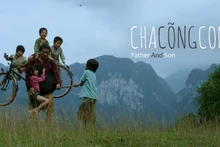 Phim "Cha cõng con" sẽ được trình chiếu tại Tuần phim. (Ảnh: Poster phim)