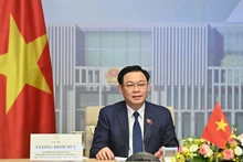 Chủ tịch Quốc hội Vương Đình Huệ. (Ảnh: DUY LINH)
