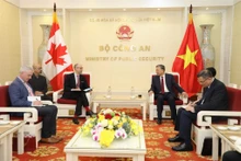 Bộ trưởng Tô Lâm tiếp Đại sứ Shawn Perry Steil. (Ảnh: mps.gov.vn)