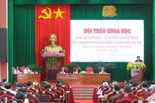 Quang cảnh Hội thảo. (Ảnh: BÁ DŨNG)