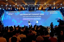 Toàn cảnh sự kiện “Việt Nam NFT Summit 2022 - Giải pháp cho kỷ nguyên mới”. (Ảnh: TRUNG HƯNG)