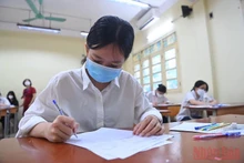 Thí sinh tại kỳ thi tuyển sinh vào lớp 10 THPT năm học 2022-2023. (Ảnh: THÀNH ĐẠT)