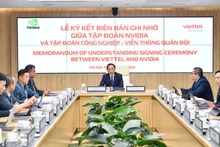 Lễ ký kết biên bản ghi nhớ.