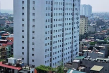 Dự án nhà ở xã hội tại quận Hai Bà Trưng. (Ảnh: NGỌC ANH)
