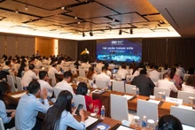 Quang cảnh buổi tập huấn.