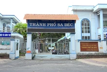 Trường Trung học phổ thông thành phố Sa Đéc, nơi 9 học sinh lớp 12A1 chưa nhận được giấy báo dự thi.