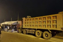 Hiện trường vụ tai nạn. (Ảnh: Ủy ban An toàn giao thông cung cấp)