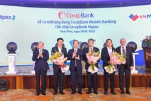 Lễ ra mắt thẻ chip Co-op Bank Napas tại Vĩnh Phúc vừa qua.