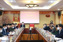 Đồng chí Trương Thị Mai phát biểu tại Hội nghị.