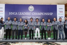 Các thành viên ban lãnh đạo tham dự giải đấu. (Ảnh: HNGA)
