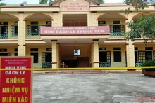 Bệnh viện dã chiến huyện Kiến Xương, nơi nạn nhân V.T.K đang điều trị Covid-19.
