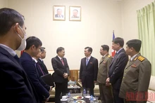 Đoàn đại biểu Ban Đối ngoại Trung ương thăm Đại sứ quán Triều Tiên.