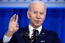Tổng thống Mỹ Joe Biden phát biểu tại Culpeper, Virginia, Mỹ, ngày 10/2/2022. (Ảnh: AFP/TTXVN)