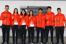 Đội tuyển quần vợt trẻ Việt Nam đặt quyết tâm cao tại Vòng sơ loại Junior Davis Cup/Junior Billie Jean King Cup khu vực châu Á-Thái Bình Dương năm 2022. (Ảnh: Liên đoàn Quần vợt Việt Nam)