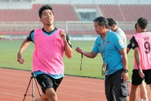 Bài kiểm tra về thể lực luôn là điều kiện tiên quyết để các trọng tài, trợ lý trọng tài tham gia làm nhiệm vụ tại các giải đấu. (Ảnh: VFF)