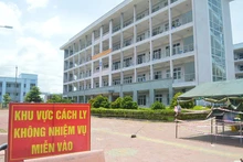 Khu cách ly tập trung ký túc xá Trường đại học Phạm Văn Đồng (Quảng Ngãi).