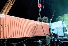 Hiện trường vụ tai nạn.