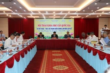 Toàn cảnh hội thảo.