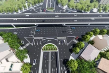 Phối cảnh thiết kế hầm chui.