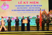Hà Nam kỷ niệm 130 năm Ngày thành lập tỉnh và đón nhận Huân chương Độc lập hạng nhất