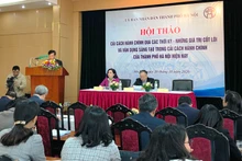 Quang cảnh hội thảo ngày 20-10.