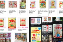 Hàng xách tay được rao bán sôi động trên một trang facebook.