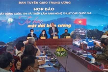Họp báo phát động Cuộc thi và Triển lãm (Ảnh: ĐĂNG KHOA)
