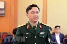 Thượng tá Hồ Anh Sơn, Phó Giám đốc Viện Nghiên cứu Y dược học quân sự - Học viện Quân y. (Ảnh: TTXVN)