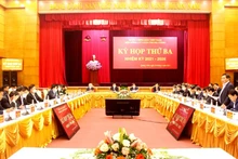 Quang cảnh Kỳ họp thứ ba, Hội đồng Lý luận Trung ương.