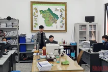 Cán bộ, kỹ sư sẵn sàng đảm nhiệm các công việc mới và khó. (Ảnh: HỒNG HÀ)