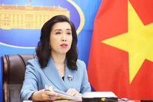 Người phát ngôn Bộ Ngoại giao Lê Thị Thu Hằng. (Ảnh: TTX)