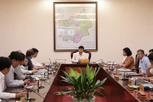 Quang cảnh buổi làm việc.