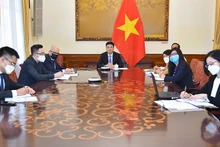 Đại diện Bộ Ngoại giao Việt Nam tại phiên họp. (Ảnh: Bộ Ngoại giao)