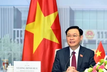 Chủ tịch Quốc hội Vương Đình Huệ. (Ảnh: DUY LINH)