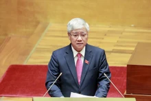 Chủ tịch Ủy ban Trung ương Mặt trận Tổ quốc Việt Nam Đỗ Văn Chiến. Ảnh: DUY LINH