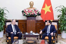 Bộ trưởng Ngoại giao Bùi Thanh Sơn tiếp ông Chakib Rachid Kaïd, Tổng Thư ký Bộ Ngoại giao và Cộng đồng người Algeria ở nước ngoài. (Ảnh: Báo điện tử Đảng Cộng sản Việt Nam)