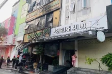 Hiện trường vụ hỏa hoạn tại quán Internet Huế Zone. (Ảnh: CTV)