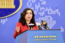 Người phát ngôn Bộ Ngoại giao Lê Thị Thu Hằng. (Ảnh: BỘ NGOẠI GIAO VIỆT NAM).