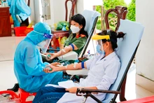 Công an TP Cần Thơ hiến máu tình nguyện