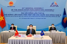 Chủ tịch Quốc hội Vương Đình Huệ tại phiên bế mạc.