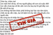 Hình đoạn thông tin trên trang cá nhân của bác sĩ Trần Khoa "chia sẻ".