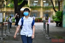 Thí sinh tại Kỳ thi tốt nghiệp THPT 2021. Ảnh: THUỶ NGUYÊN