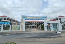 Khu cách ly tập trung Trường tiểu học Chu Văn An là một trong bốn điểm dùng để cách ly F0 chưa có triệu chứng ở huyện Vĩnh Cửu.