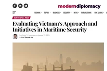 Bài viết đăng trên trang Modern Diplomacy. (Ảnh chụp màn hình)